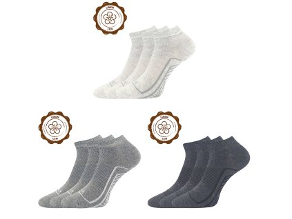 ponožky Linemus (Barva antracit melé, Velikost 35-38 (23-25))