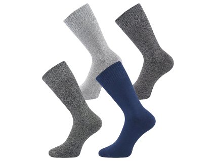ponožky Wolis (Barva sv.šedá melé, Velikost 39-42 (26-28))