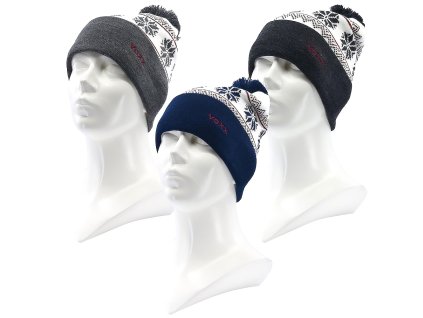 pletené čepice Niro (Barva modrá, Velikost uni)