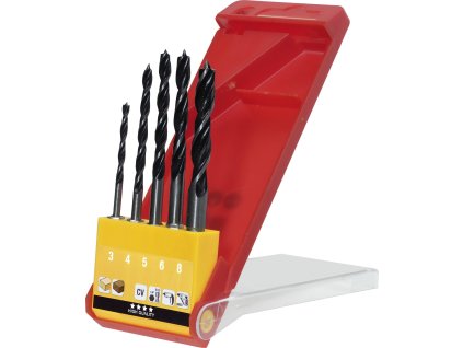 Sety vrtací WOOD WORKING DRILL SET 3-8 5P.