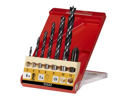 Sety vrtací WOODW.DRILLSET 3-10PL.BOX 7PCS