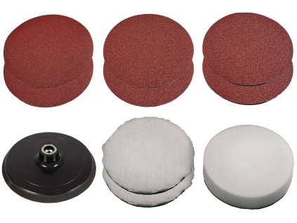Automobilové technické příslušenství Polish/grinding set150mm Plate