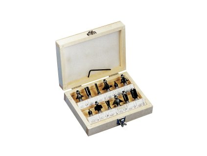 Sada fréz ROUTER BIT SET, 8MM, 12 PCS.