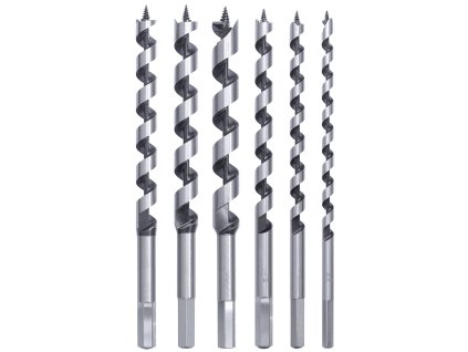Vrták do dřeva Auger drill bit set 6pcs.