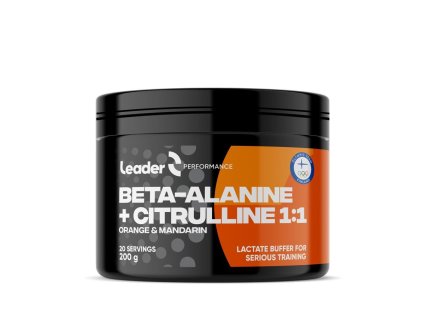 Beta Alanine + Citruline 1:1 200 g pomeranč mandarinka (Varianta Beta Alanine + Citruline 1:1 200 g pomeranč mandarinka)