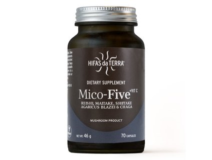 Mico-Five Immune System 70 kapslí Bio (Reishi, Maitake, Shiitake, Žampion, Chaga) (Varianta Mico-Five Immune System 70 kapslí Bio (Reishi, Maitake, Shiitake, Žampion, Chaga))