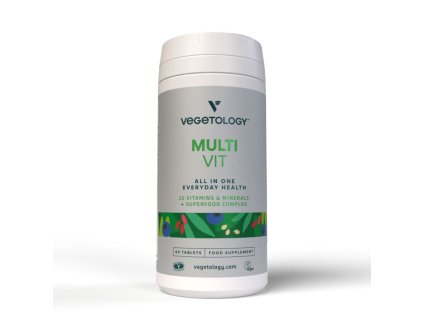 vegetology multivit multivitaminy a mineraly pre veganov 60 tabliet 1