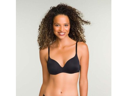 DIM INVISIFREE PUSH UP BRA - Dámská push-up podprsenka bez kostic - černá (Velikost 70 A)