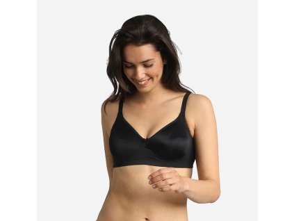 PLAYTEX ESSENTIAL SUPPORT SOFT CUP BRA - Dámská podprsenka bez kostic - černá (Velikost 85 E)