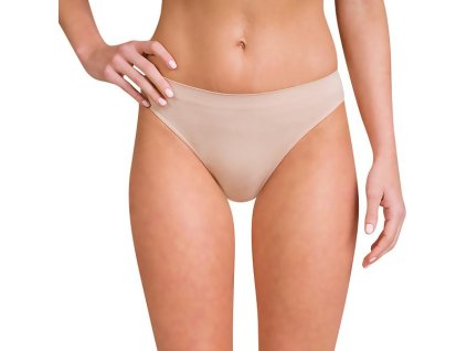 SEAMLESS MICROFIBRE MINISLIP - Dámské bezešvé kalhotky - tělová (Velikost S/M)