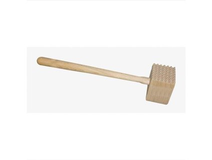 palička na maso oboustr.33cm dřev.