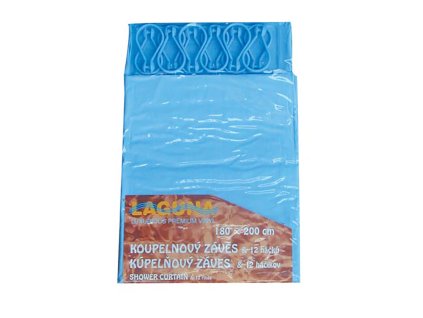 závěs koupel.UNI 180x180cm PEVA + 12 háčků, mix barev