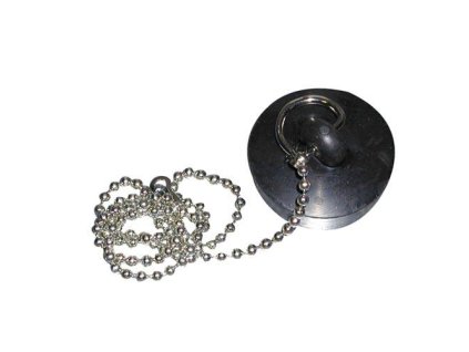 zátka barevná pr.46mm + řetízek B2/17baC