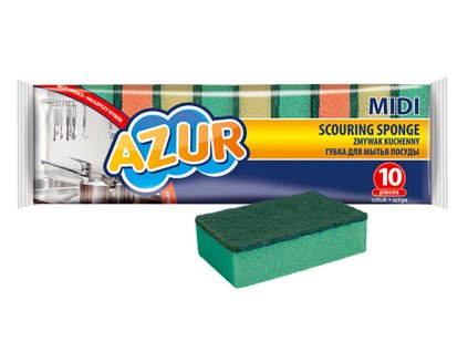 houbička na nádobí MIDI 8x5x2,5cm mix barev (10ks)