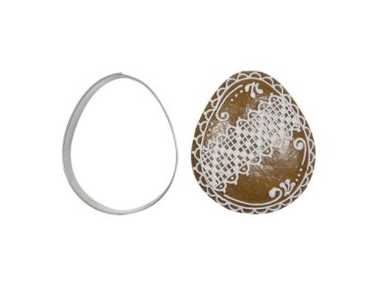 vykraj. cukr. VEJCE č.2 (7cm) nerez