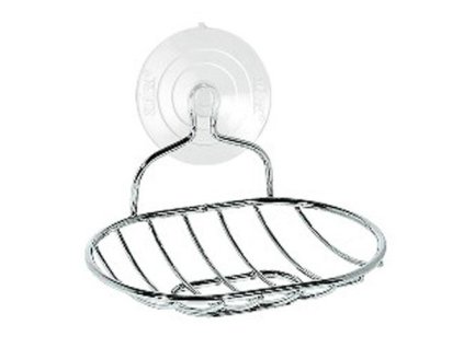 mýdlenka závěsná ovál 13,5x9,5cm Cr s přísavkou