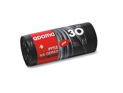 pytle na odpadky 30/35l (15ks) 50x 60cm ČER 24µ SILNÉ