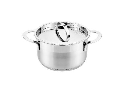 hrnec 20cm s poklicí 3,6l nerez CASSIDA NEW LINE indukce