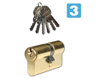 vložka cylindrická 30+35 6kl. Ms, 3.třída bezpečnosti RICHTER