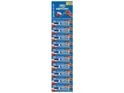 lepidlo vteřinové 3g SUPERCEYS INSTANT GLUE UNIVERSAL plato (10ks)