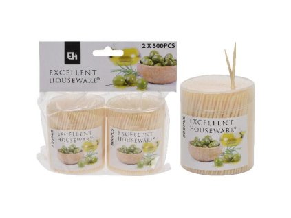 párátka kulatá oboustr.bambus (2x500ks) + PH box kul.