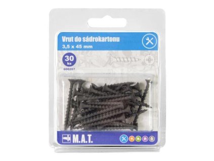 vrut do sádrokar.3,5x45mm hrubý z.,f. (30ks)