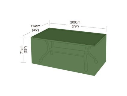 plachta krycí na obdélníkový 8místný stůl 200x114x71cm, PE 90g/m2