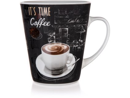 hrnek 360ml COFFEE mix dekorů, keramický