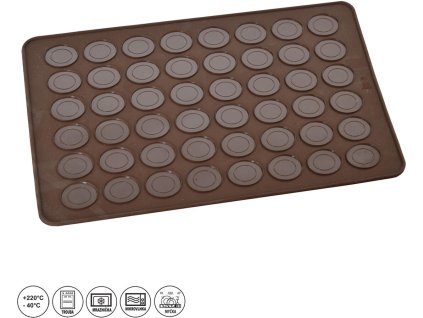 forma na makronky 48ks 39,5x29,5x0,3cm silikon HN