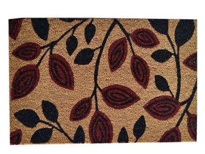 rohož PVC+kokos 40x60cm LÍSTKY