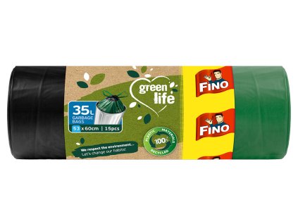 pytle na odpadky BIO zatahovací 35l (15ks) 53x60cm 25μm ZE