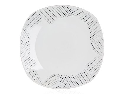 talíř mělký 25cm CHARME dekor porcelánový