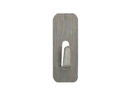 háček samolep.obdél.1,8x4,5cm nerez (4ks)