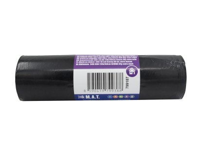 pytle na odpadky 240l (8ks) 120x150cm ČER 50µ extra silné