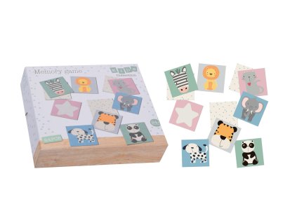 pexeso pro děti 7x7cm v krabičce (24ks)