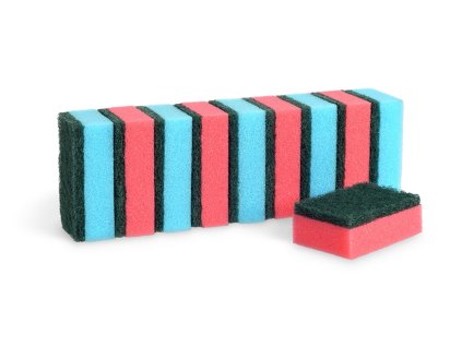 houbička na nádobí 8,5x5,5x2,8cm mix barev (10ks)