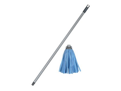 mop s tyčí viskóza MO/BÍ 160g/120cm závit hrubý