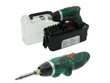 šroubovák Aku 3,6V Li-ion, sada 52díl. s příslušenstvím ASIST