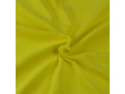 Froté prostěradlo citron (Rozměr 140x200 cm)