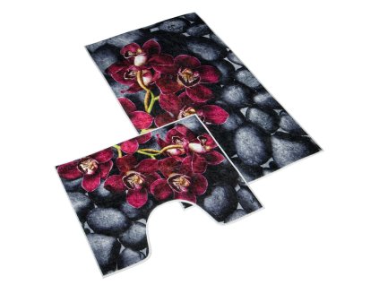 25514 25514 1 koupelnova sada predlozek 3d 60x100 60x50cm orchidea