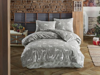 Povlak flanel Escama grey (Rozměr 30x40)