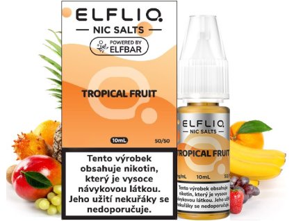liquid elfliq nic salt tropical fruit 10ml 10mg