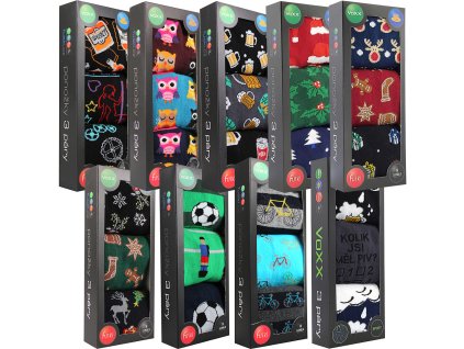 ponožky Debox (Barva mix D, Velikost 39-42 (26-28))