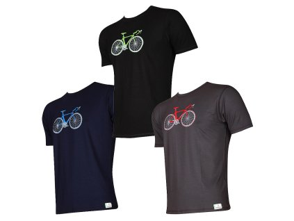 tričko Fuzzy bambus (Barva černá, Velikost M)