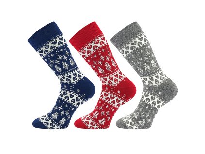 ponožky Zimona (Barva šedá melé, Velikost 35-38 (23-25))