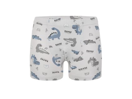 Dětské boxerky DET6 dino sv. šedá (Velikost 98)