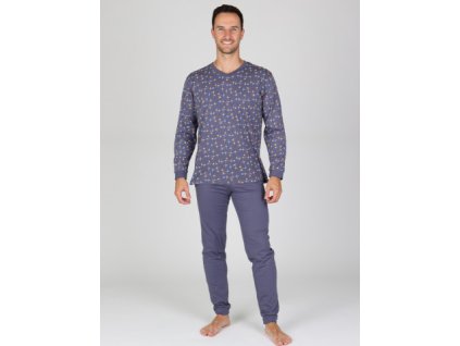 Pánské dlouhé pyžamo P ORFEUS (Velikost M)