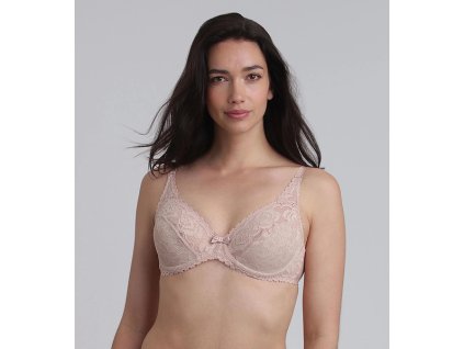 PLAYTEX FLOWER ELEGANCE RCS UNDERWIRE BRA - Dámská krajkovaná podprsenka s kosticí - tělová (Velikost 100 C)