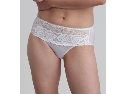 PLAYTEX FLOWER ELEGANCE RCS MIDI BRIEF - Dámské krajkové kalhotky - bílá (Velikost S)