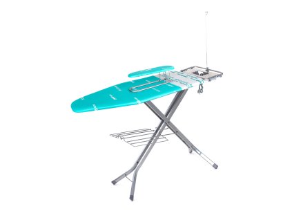 prkno žehlicí PROFESSIONAL 130x48cm BA, kov MO/TYRK,se zásuvkou+rukávník